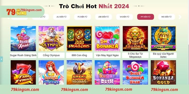 Các tựa game Casino online 79king hot nhất hiện nay